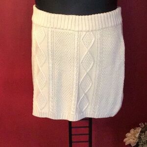 OTHERS FOLLOW CABLE SWEATER SKIRT SIZE L